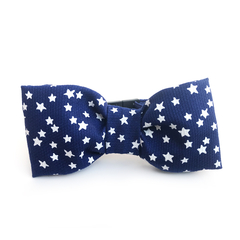 Collar moño azul