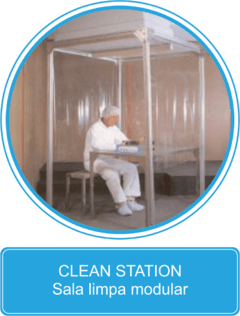 SALA LIMPA MODULAR - CLEAN STATION