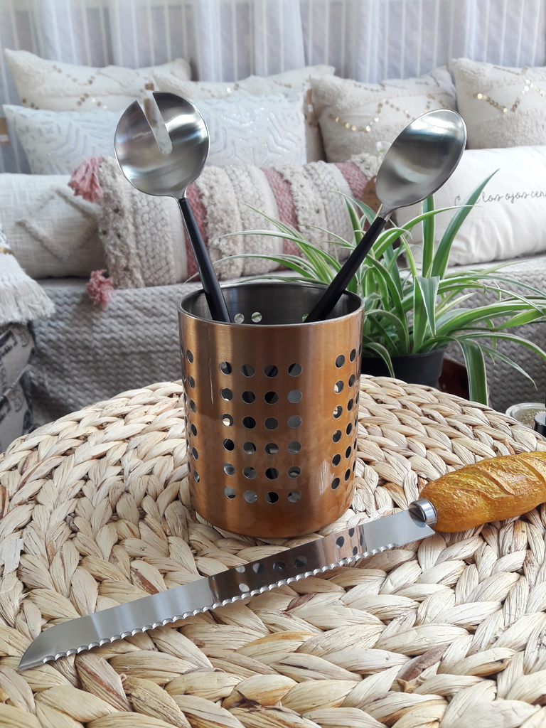 Porta utensilios de cocina bamboo - del Bazar - Bazar Online & Deco
