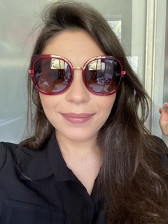 Óculos de sol Camila - vermelho