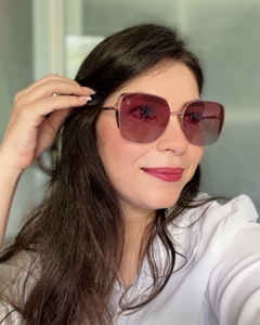 Óculos de sol Jaiany - rosé - loja online