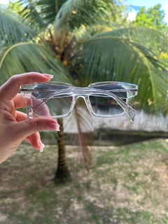 Óculos de sol Dayane - transparente - comprar online