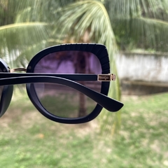 Óculos de sol Camila - preto degrade - Cereja e flor