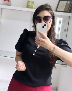 Blusa Lua - manguinha princess black - comprar online