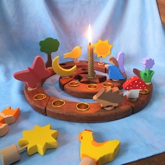 Suporte metálico para velas (para anel e espiral de aniversário/celebrações) na internet
