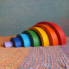 Arco-íris de madeira (7 arcos) na internet