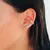 Kit Mini Ear Cuff Tanzanita com Piercing