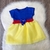 Vestido para bebê Vestido branca de neve mesversario - comprar online