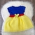 Vestido para bebê Vestido branca de neve mesversario na internet