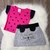 Conjunto para bebe Blusa e saia gatinha