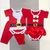 Body de Natal Roupa de natal para bebe