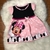 Vestido para bebê da Minnie Roupa para bebê