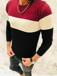 Sweater Tricolor Lycra - tienda online