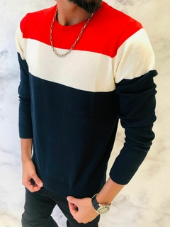 Sweater de Hilo Tricolor