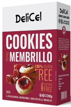 Cookies Delicel Pepas Membrillo