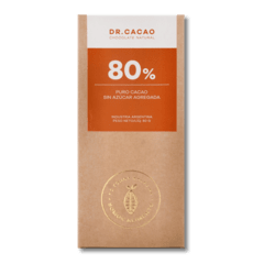 80% Puro Cacao Sin Azúcar Agregada dr cacao(80g)