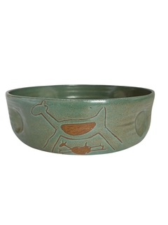 Bowl Cerâmica - Amassado Verde EXG - Serra da Capivara - Piauí