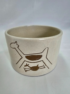 Cachepot Cilindro Branco M - Serra da Capivara - Piauí - comprar online