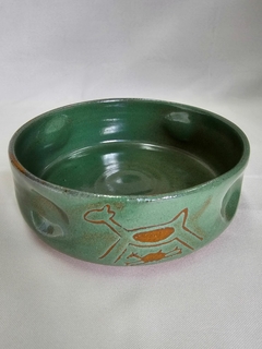 Bowl Cerâmica - Amassado Verde EXG - Serra da Capivara - Piauí na internet