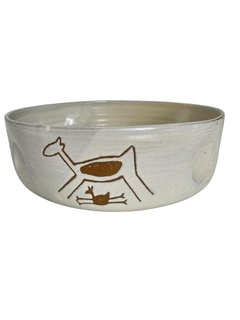 Bowl Cerâmica - Amassado Branco EXG - Serra da Capivara - Piauí