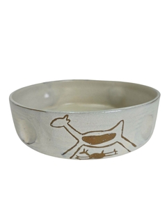 Bowl - Cerâmica - Amassado Branco GG - Serra da Capivara - Piauí