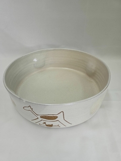 Bowl Cerâmica - Amassado Branco EXG - Serra da Capivara - Piauí - Espaço Annesso | Arte popular e Design Brasileiro