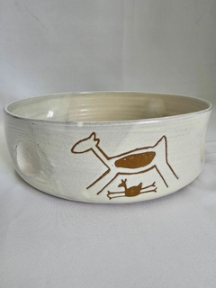 Bowl Cerâmica - Amassado Branco EXG - Serra da Capivara - Piauí na internet