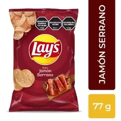 Papas fritas Lays sabor jamón serrano 77g