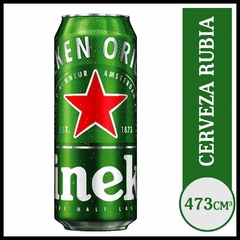 Cerveza rubia heineken 473 cc