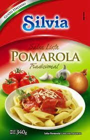 Salsa de tomate Silvia tipo pomarola x 340gr