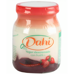 yogurt Dahi descremado con frutilla 190g