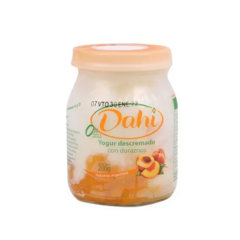 yogurt Dahi descremado con durazno 190g