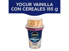 yogurt Milkaut de vainilla con cereales 150g