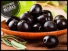 Aceitunas negras con carozo x 100grs