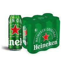 Cerveza Heineken pack x6 (473cc)