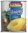 San remo ananá en rodajas 850grs