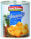 San remo ananá en trozos 850grs