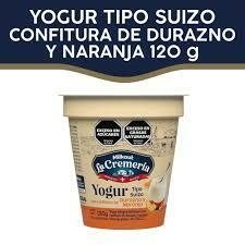 yogurt La cremeria - durazno y naranja 120grs