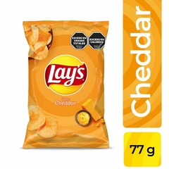 papas fritas lays sabor cheddar 77g