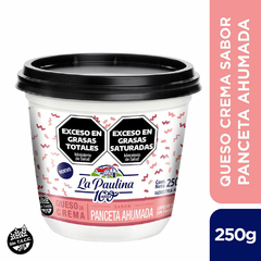 Queso crema la paulina panceta ahumada 250g