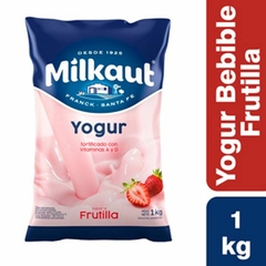 Yogurt Milkaut frutilla 900g