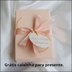 Brinco Flor rosa 2,5cm - Madame Rubilita Acessorios