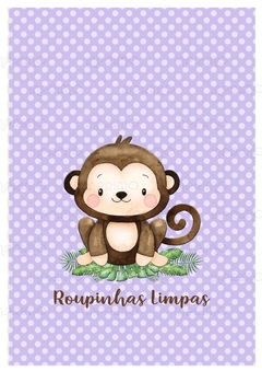 Organizador de Sujinhas ou Limpinhas_Macaquinho