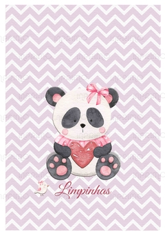 Organizador de Sujinhas ou Limpinhas_Panda Rosa - comprar online