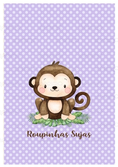 Organizador de Sujinhas ou Limpinhas_Macaquinho - comprar online