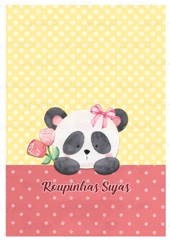 Organizador de Sujinhas ou Limpinhas_Panda_05 - comprar online