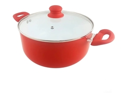 Cacerola CERAMICA roja 24cm