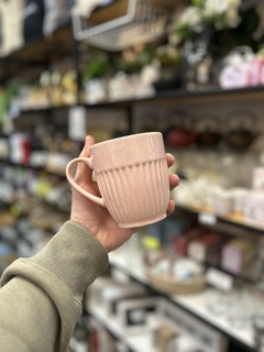 Taza jarro mug ceramica linea