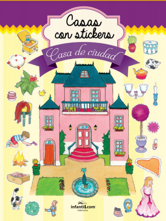 LIBRO DE PEGATINAS - LA CASA DE MUÑECAS - Librería América Latina