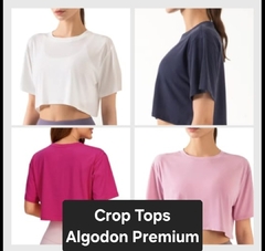 Crop Top Algodon Premium